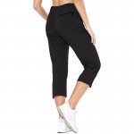 FUNANI Solid Color Capri Pants Women Drawstring High Waist Capri Pants for Women Loose 3/4 Trousers Sports Sweatpants Sportswear