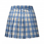 Sexy Summer Tennis Pleated Skirts Kawaii Sportswear High Waist Plaid Zipper A-Line Skirt Woman Harajuku Korean Style Mini Jupes