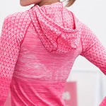 Women Sport coats Yoga Running Zipper Fitness Tracksuits Training Coat Long Sleeve Sweatshirts with hoodies Quick Dry Sportswear