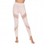 Sexy Women Casual Yoga Pants Gothic Insert Mesh Design Sport Fitness Pants Pink Sportswear Fitness Yoga Pants