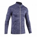 Men Fitness Sport Jacket Gym Running Hoodies Long Sleeve Reflective Zipper Sportswear Male Training Workout Sweatshirt Coat