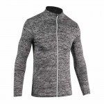 Men Fitness Sport Jacket Gym Running Hoodies Long Sleeve Reflective Zipper Sportswear Male Training Workout Sweatshirt Coat